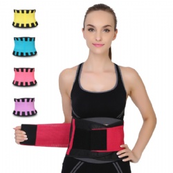 Custom Slimming Workout Sweat Sport Girdle Neoprene Sauna Waist Trainer Trimmer Back Support Belt